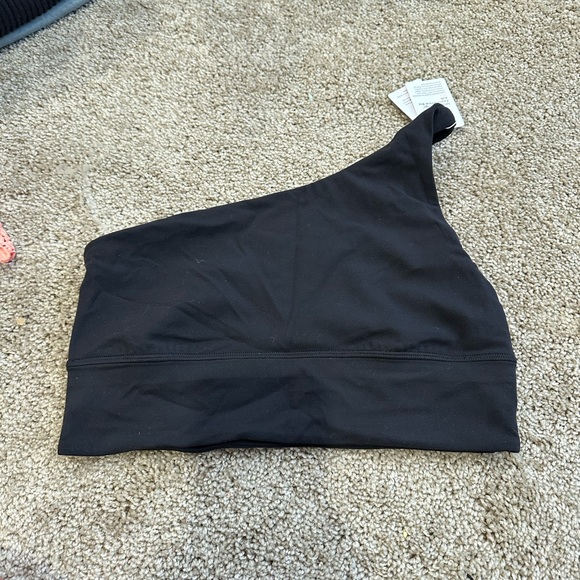 lululemon athletica Other - lululemon athletica Black One-Shoulder Sports Bra